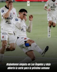 Alajuelense empata en Los Ángeles y deja abierta la serie para la próxima semana